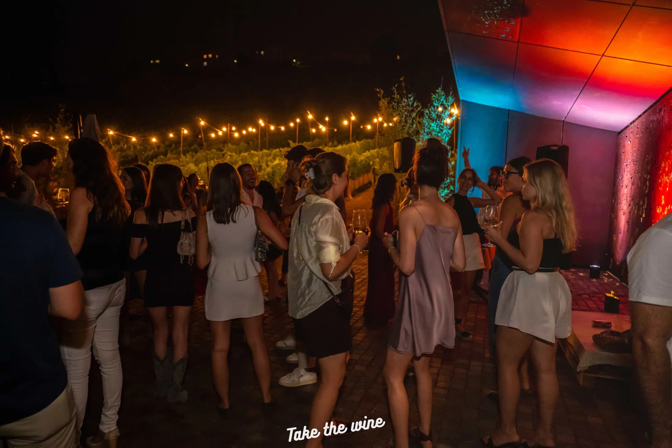 Apericena gastronomico in cantina con dj set — foto 5
